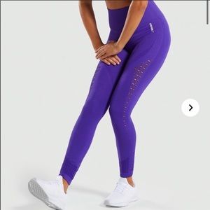 Purple Gymshark Seamless Leggings